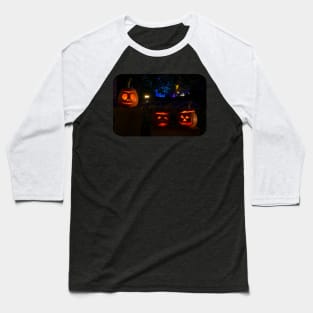 Halloween Pumpkins Baseball T-Shirt